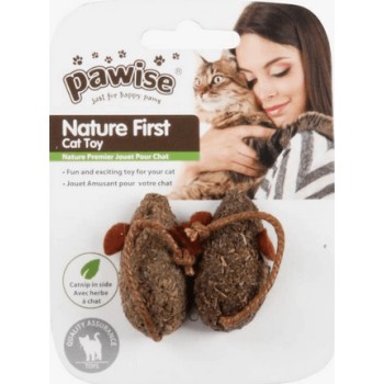 Pawise Παιχνίδι Γάτας ποντίκια από catnip 5cm (2τμχ)