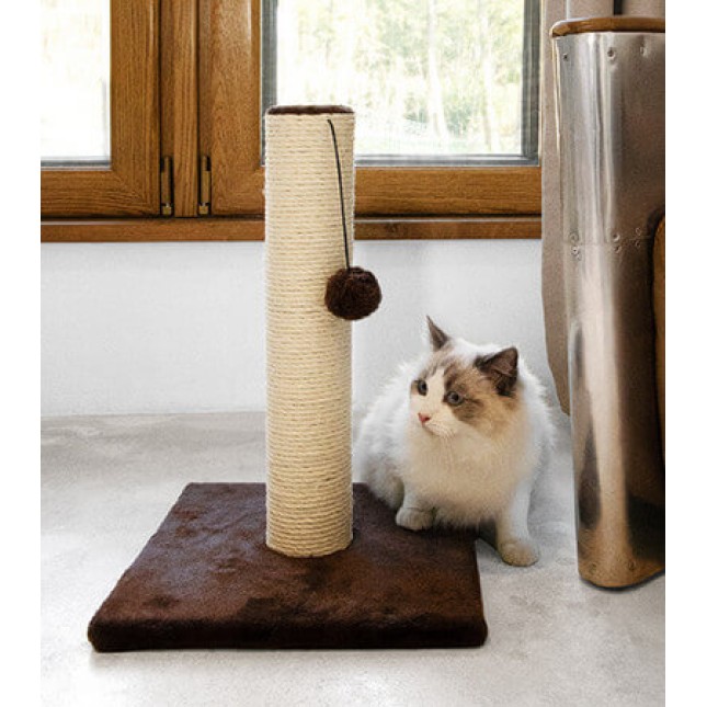 Pawise Ονυχοδρόμιο Super Scratching Post εξαιρετική επιφάνεια για τα νύχια της γάτας σας  33x33x45cm