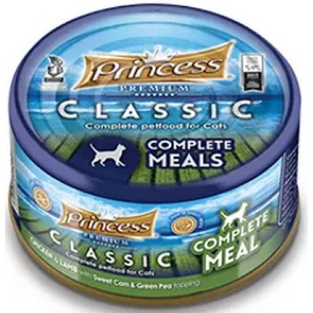 Princess Complete meal κοτόπουλο, αρνί και γλυκό καλαμπόκι 170g