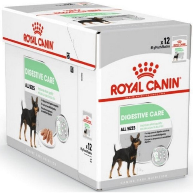 Royal Canin πλήρης τροφή Canine Care Nutrition Wet digestive care 12x85g