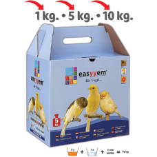 Easyyem Canary Αυγοτροφή για καναρίνια, πρωτεϊνη 22%, λιπαρά 8% 1kg