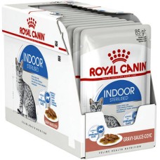 Royal Canin Feline Υγιεινή διατροφή indoor gravy 12x85gr