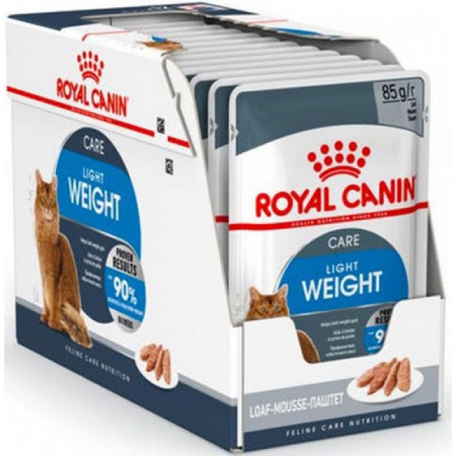 Royal Canin Feline Υγιεινή διατροφή Wet ultra light loaf για ενήλικες γάτες (πατέ)