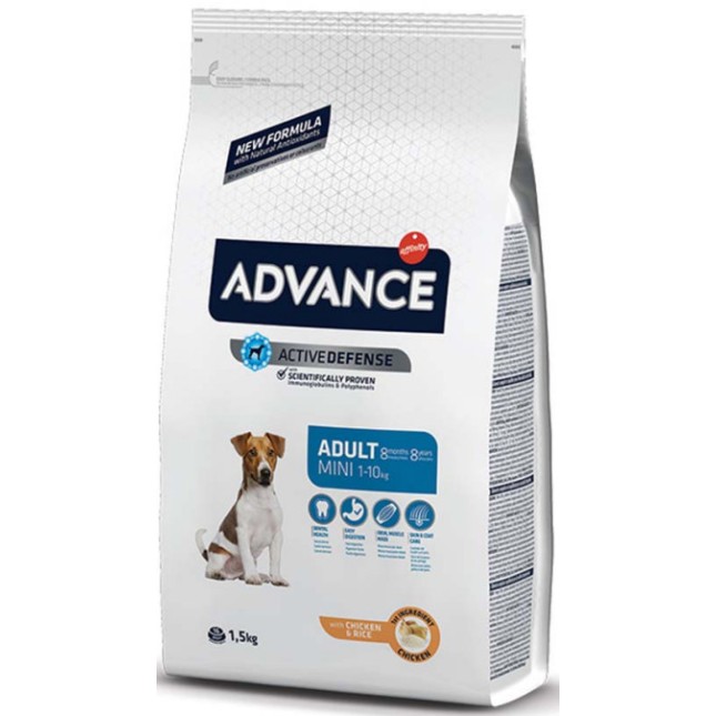 Affinity Advance dog mini adult πλήρης τροφή ειδικά προσαρμοσμένη για ενήλικα σκυλιά μικρής φυλής