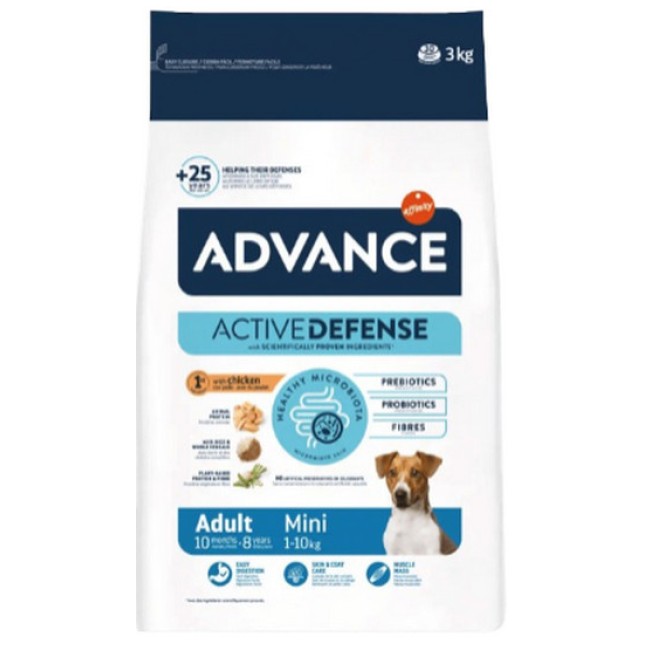 Affinity Advance dog mini adult πλήρης τροφή ειδικά προσαρμοσμένη για ενήλικα σκυλιά μικρής φυλής