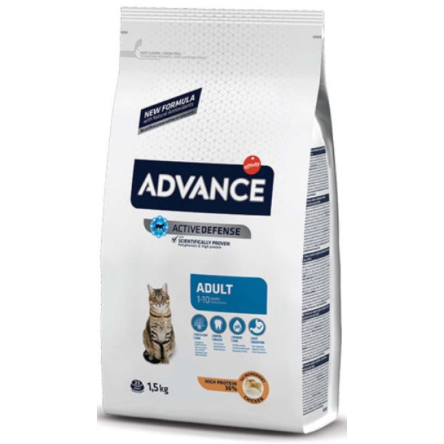 Affinity Advance cat adult πλήρης τροφή με κοτόπουλο & ρύζι κατάλληλη για όλες τις ενήλικες γάτες