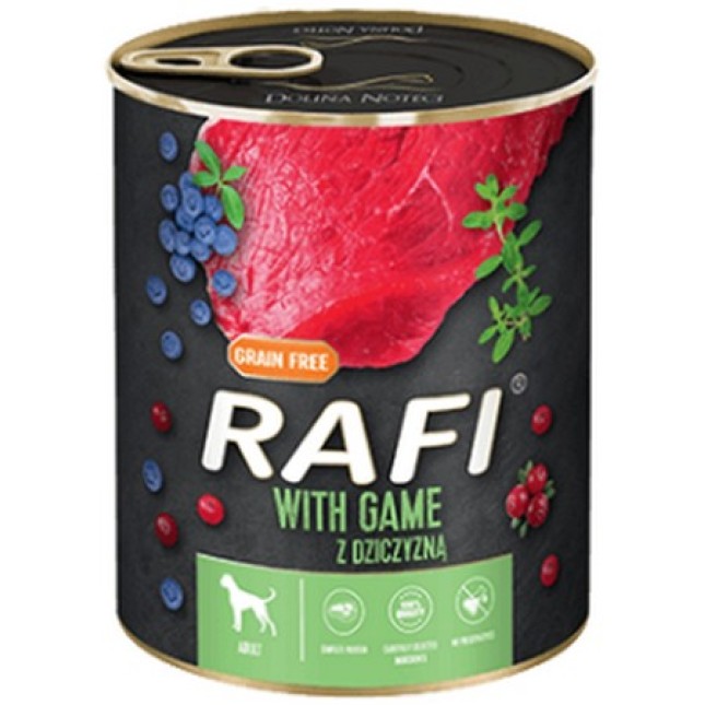 Dolina Noteci Rafi adult πατέ κυνήγι, blueberry & cranberry 800gr