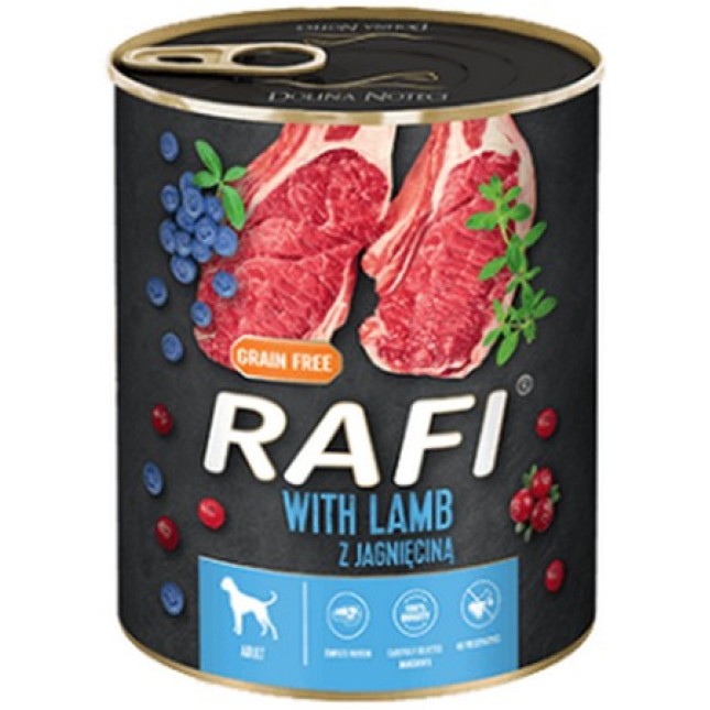 Dolina Noteci Rafi adult πατέ αρνί, blueberry & cranberry 800gr