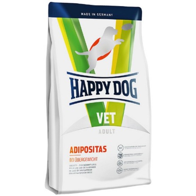 Happy Dog Vet Diet ADIPOSITAS Kατά της παχυσαρκίας 4kg