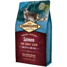 Carnilove Cat για ενήλικες ευαίσθητες γάτες με σολομό 400g