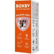 Boxby λιχουδιά πατέ σολομού είναι χωρίς δημητριακά και γλουτένη και εξαιρετικά εύπεπτο