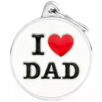 Myfamily Ταυτότητα Charms I love dad για την ασφάλεια του κατοικίδιου σας