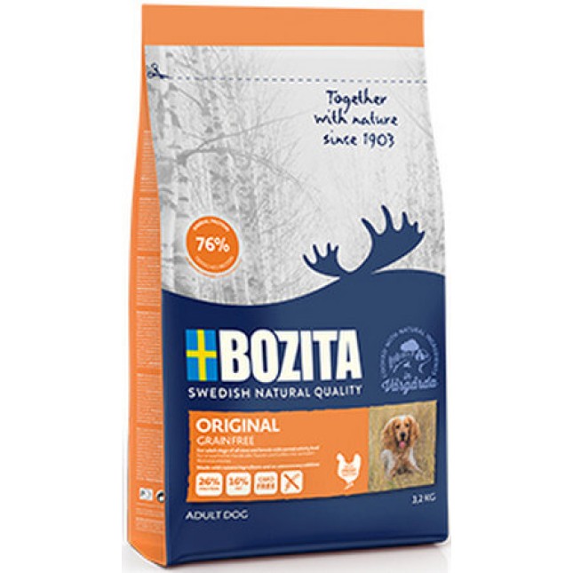 Bozita original χωρίς σιτηρά κοτόπουλο 26/16  3,2kg.