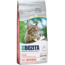 Bozita feline τροφή wheat free για γάτες μεγαλόσωμων φυλών σολομό 400gr