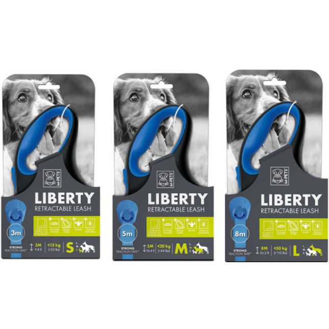 M-pets αυτόματος οδηγός Liberty μπλε άνετος, ασφαλής και αθόρυβος