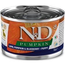 Farmina N&D pumpkin τροφή για κουτάβια με αρνί & κολοκύθα 140gr