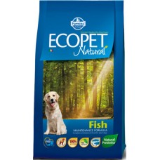 Farmina Ecopet natural τροφή για ενήλικους σκύλους medium με ψάρι 2,5kg