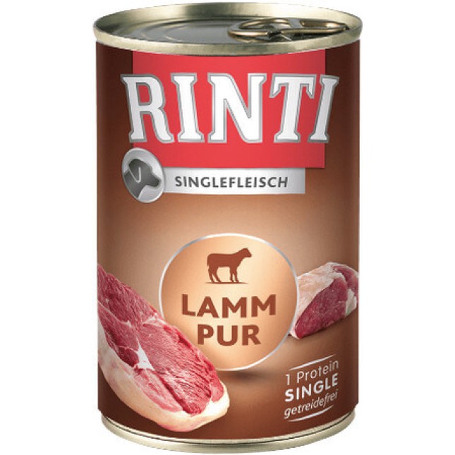 Finnern Rinti Single Fleisch χωρίς γλουτένη καθαρό αρνί 800gr