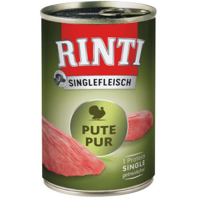 Finnern Rinti Single Fleisch χωρίς γλουτένη καθαρή γαλοπούλα 400gr