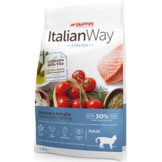 Giuntini Italian way cat σολομός & ρέγγα sterilized gluten free 400g