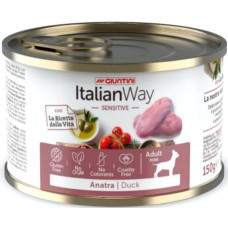 Italian way dog κονσέρβα sensitive πάπια 150gr