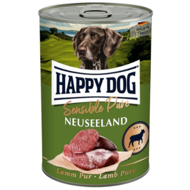 Happy Dog κονσέρβα Neuseeland χωρίς δημητριακά, χωρίς σόγια, χωρίς προσθήκη ζάχαρης με αρνί