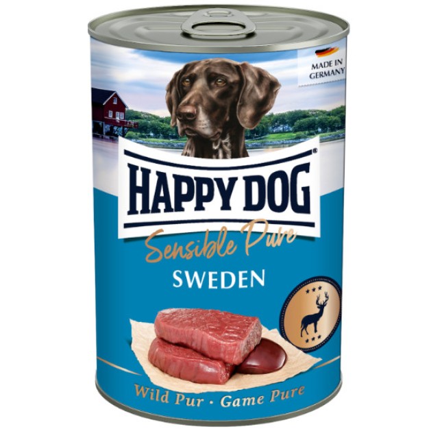 Happy Dog Sweden κονσέρβα Grainfree με ελάφι 400g