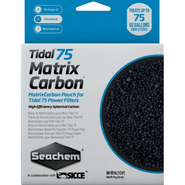 Seachem Tidal 75 Matrix άνθρακας 190ml