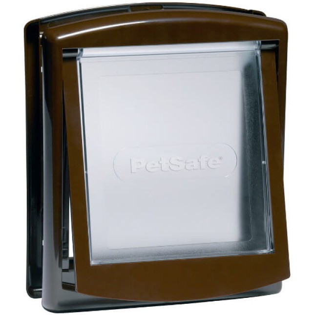 Petsafe πόρτα γάτας καφέ απλή 19x16 cm