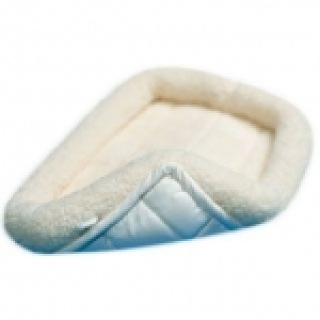 ΚΡΕΒΑΤΙ FLEECE OVAL ΛΕΥΚΟ