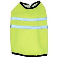 Happypet petgear hi vis κίτρινο αδιάβροχο με αντανακλαστικό για σκύλους 20cm/8