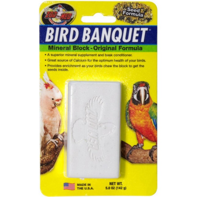 Zoo Med Bird Banquet ασβέστιο με γεύση σπόρων 142g