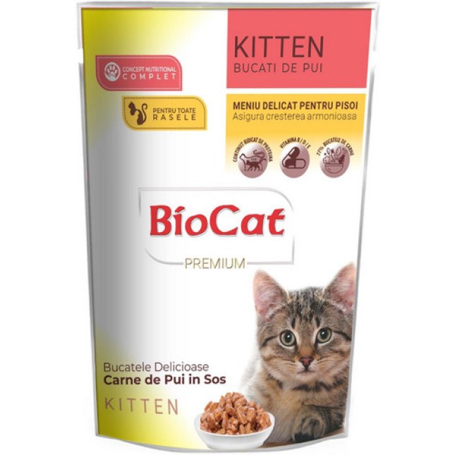 Biocat delicate menu kitten  85gr