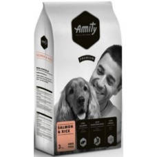 Amity Premium για ενήλικους σκύλους με σολομό και ρύζι 3kg