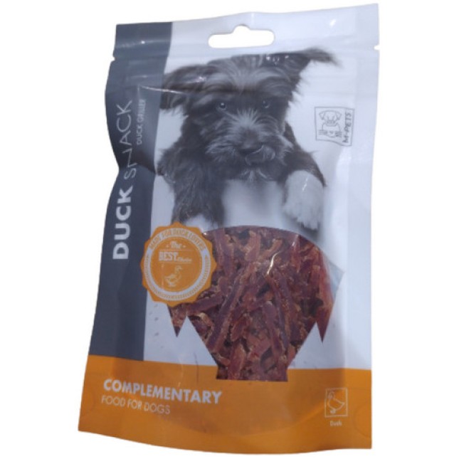 M-pets λιχουδιά με λεπτές φέτες πάπιας 80g