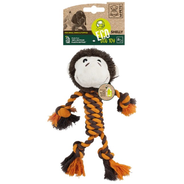 M-pets Eco dog toy Shelly μαϊμού από 100% ανακυκλωμένο πλαστικό