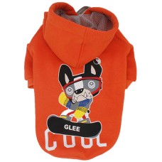 Glee Φούτερ Hoodie Luno Πορτοκαλί Μ 28cm