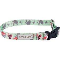 Amiplay-περιλαίμιο σκύλου Be Happy Flamingo Small 20-35 x 1,5cm