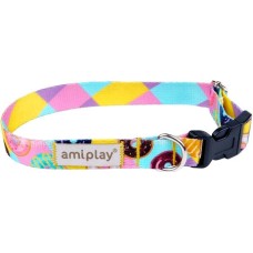 Amiplay-περιλαίμιο σκύλου Be Happy Donut Small 20-35 x 1,5cm