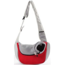 Glee Τσάντα μεταφοράς  Messenger Red Grey L 47x14x29cm