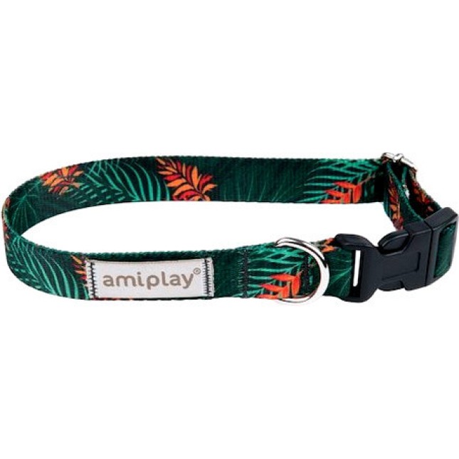 Amiplay-περιλαίμιο σκύλου Be Happy Jungle Large 35-50 x 2,5cm