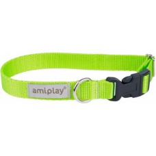 Amiplay-περιλαίμιο σκύλου SAMBA πράσινο Medium 25-40 x 2cm