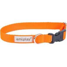 Amiplay-περιλαίμιο σκύλου SAMBA πορτοκαλί XSmall 18-30 x 1cm