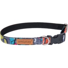 Amiplay- Περιλαίμιο σκύλου ADVENTURE Abstration Medium 25-40 x 1,5cm