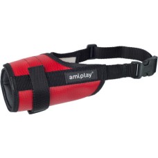 Amiplay-Φίμωτρο κόκκινο XSmall 14-17 x 17-28 cm