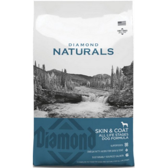 Diamond naturals για σκύλους όλων των ηλικιών για δέρμα και τρίχωμα 15kg