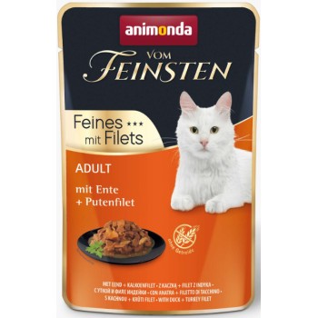 Animonda Vom Feinsten Γάτας pouch πάπια & γαλοπούλα φιλέτο 85gr