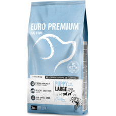 EuroPremium για large κουτάβι με κοτόπουλο & ρύζι 3kg