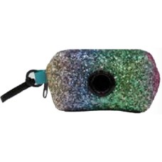 Croci Μίνι τσαντάκι shiny rainbow, με γάντζο για να μπορεί να κρεμαστεί στη ζώνη ή στο λουρί 6x4 cm