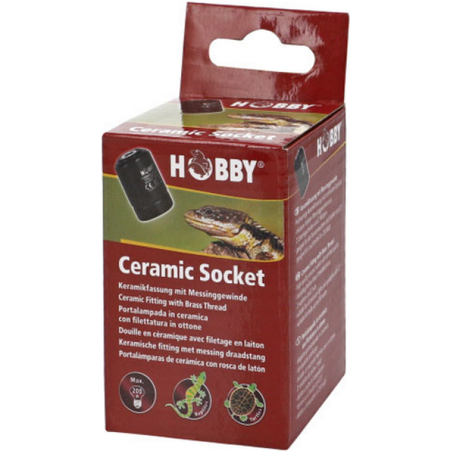 Hobby Ceramic Socket Κεραμική υποδοχή με κοίλο κομμάτι με σπείρωμα ορείχαλκου